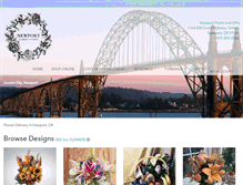 Tablet Screenshot of newportfloral.com